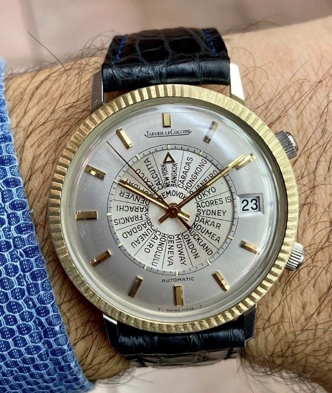Jaeger-Lecoultre Uhren: Jaeger Le Coultre Memovox World Time – Gebraucht aus Calpiogna von Nerowolf
