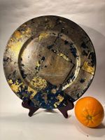 Porzellan-Teller Haviland Limoges Unikat Blattgold - Silber