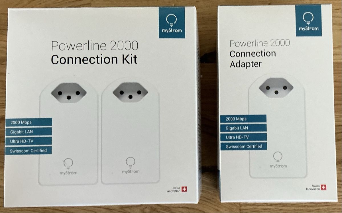 myStrom Unità & Adattatore: Powerline 2000 Connection Kit und Connection Adapter! – Nuovo (secondo la descrizione) da Kloten venduto da Kloetip 1