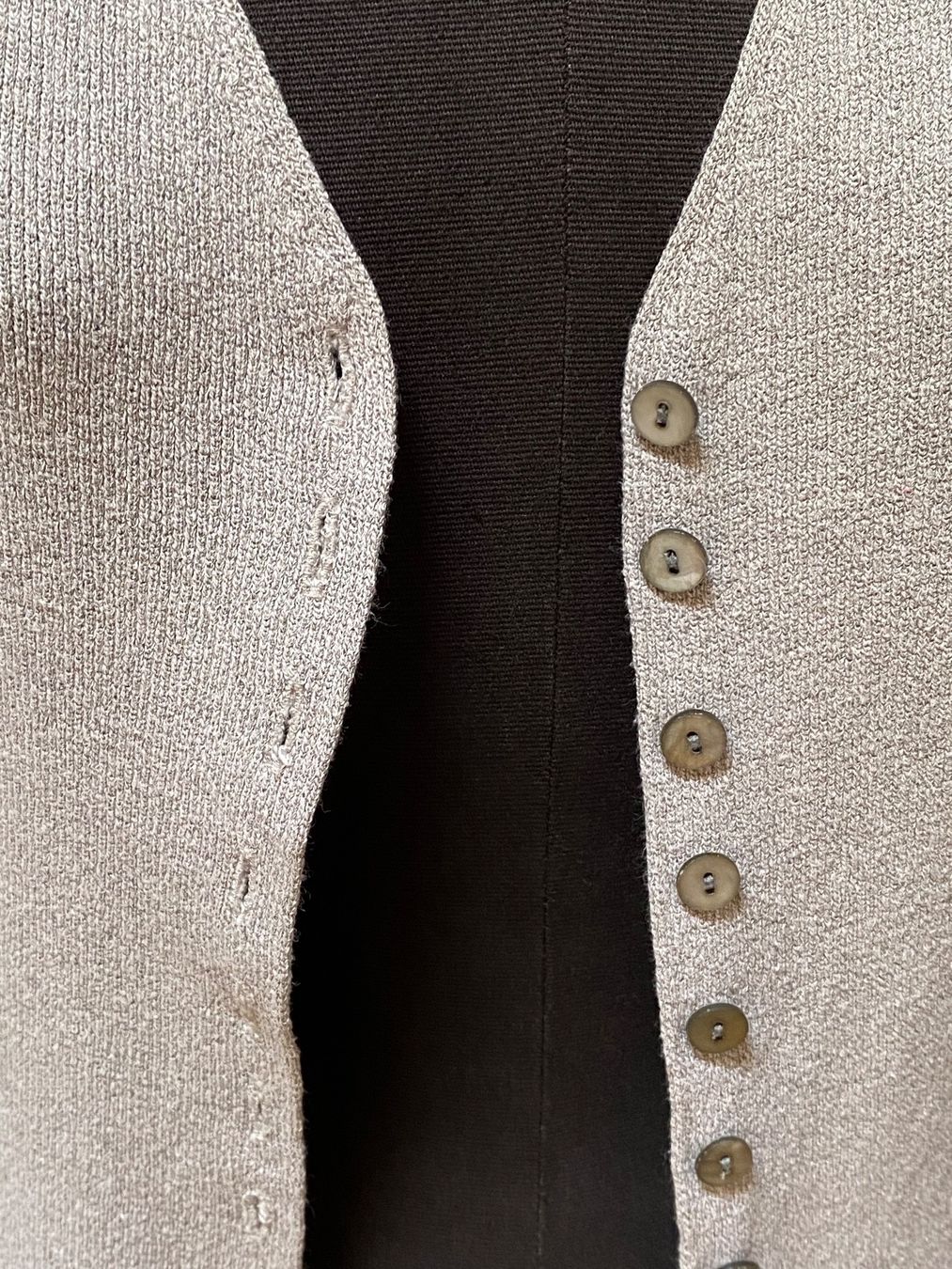 Maglioni & Felpe: Grey JIGSAW cotton cardigan. S – Usato da Grund b. Gstaad venduto da PlageNeigeplus 1