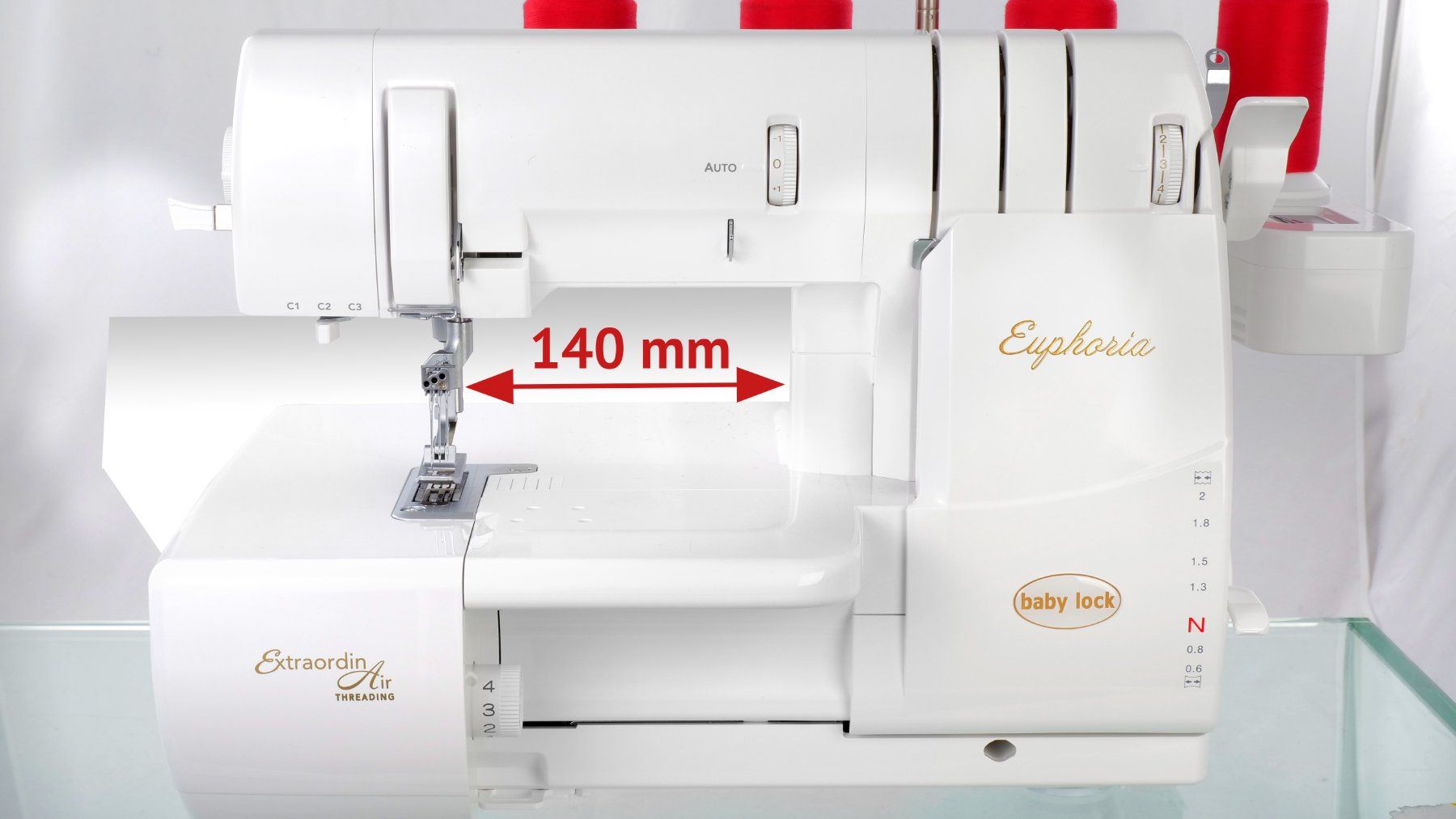 Macchine da cucire: Baby Lock Euphoria – Nuovo e nell'imballaggio originale da Bülach venduto da topnaehmaschinen 4