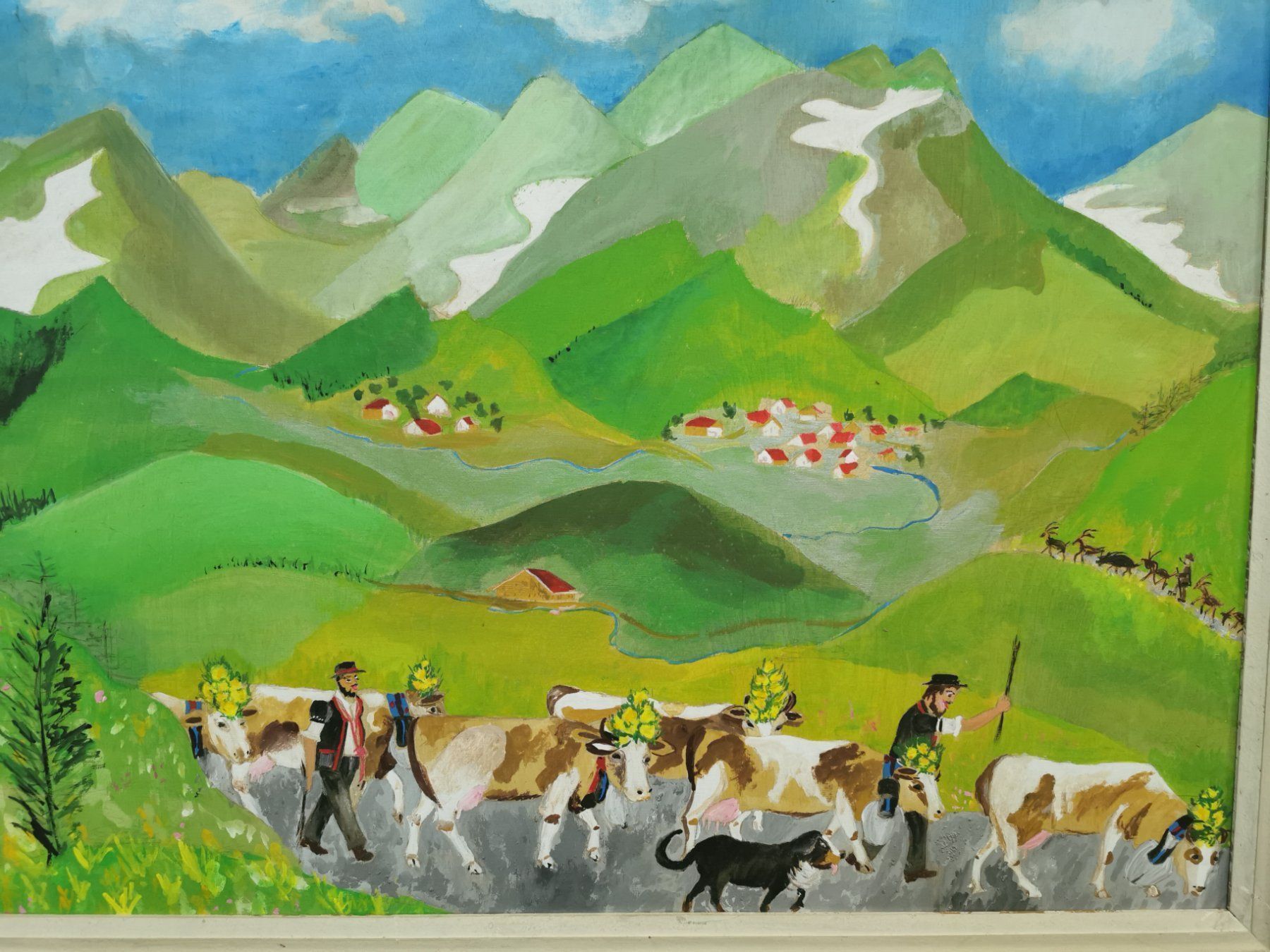 Dipinti: HUILE SUR PANNEAU – Usato da Genève venduto da Qanil77 1