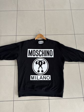 Moschino Milano Sweater Gr. 50 schwarz weiss