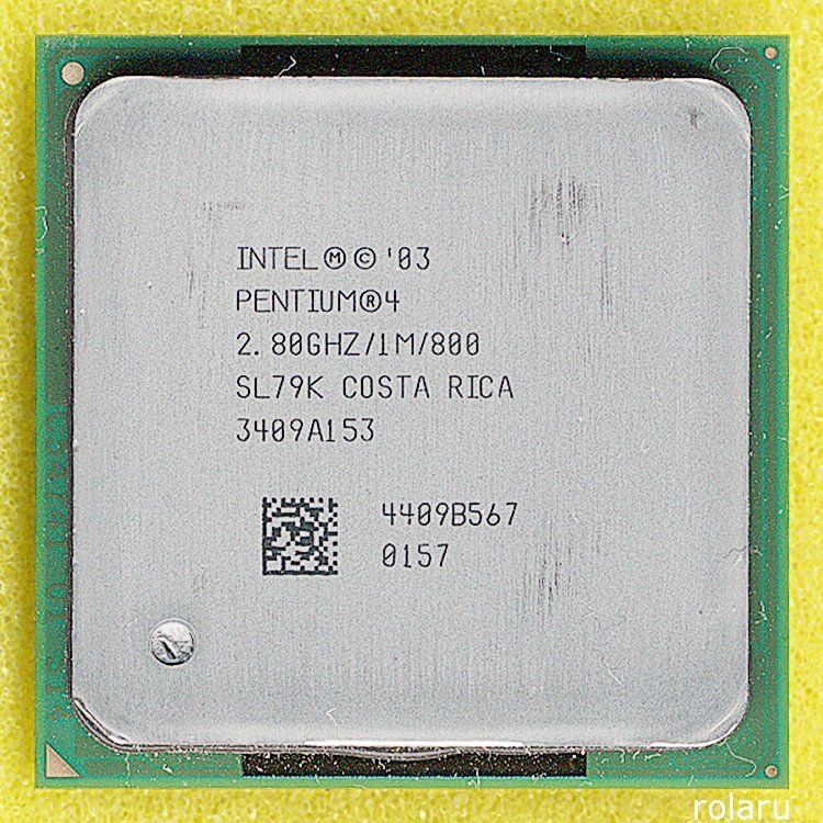 Intel Componenti elettronici: Pentium 4 HT, 2.80GHz/1M/800, Socket 478 – Usato da Baden venduto da Rolaru