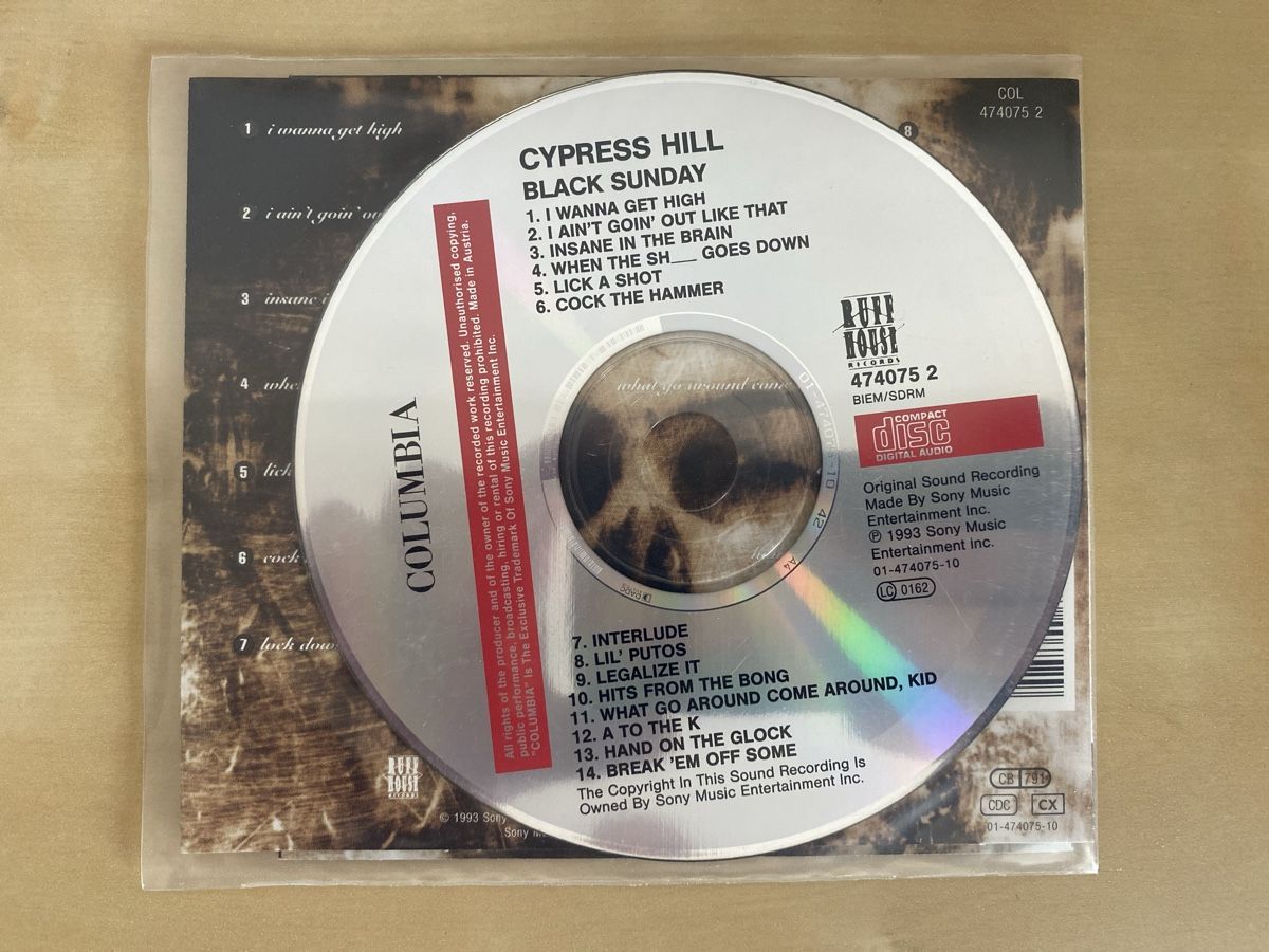 CD: Cypress Hill - Black Sunday – Usato da Aarau venduto da AVO99 1