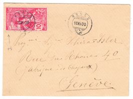 Lettre de Russo pour Genève le 10.XI.00
