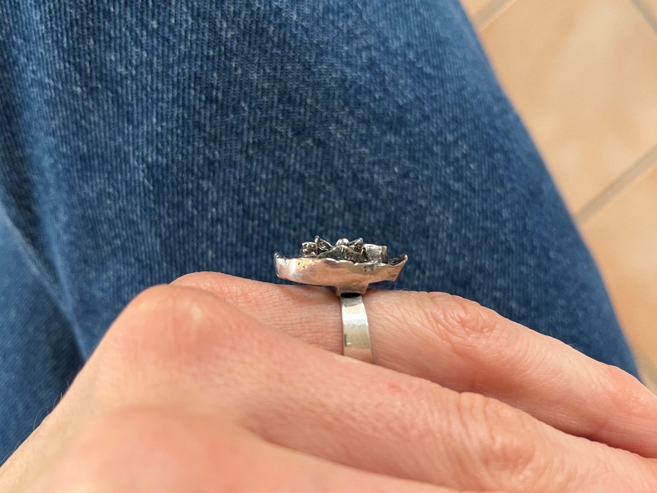 Ringe: Relo Austria moderner Designer Silberring 1960er 1970er – Gebraucht aus Clarens von Lois86 1