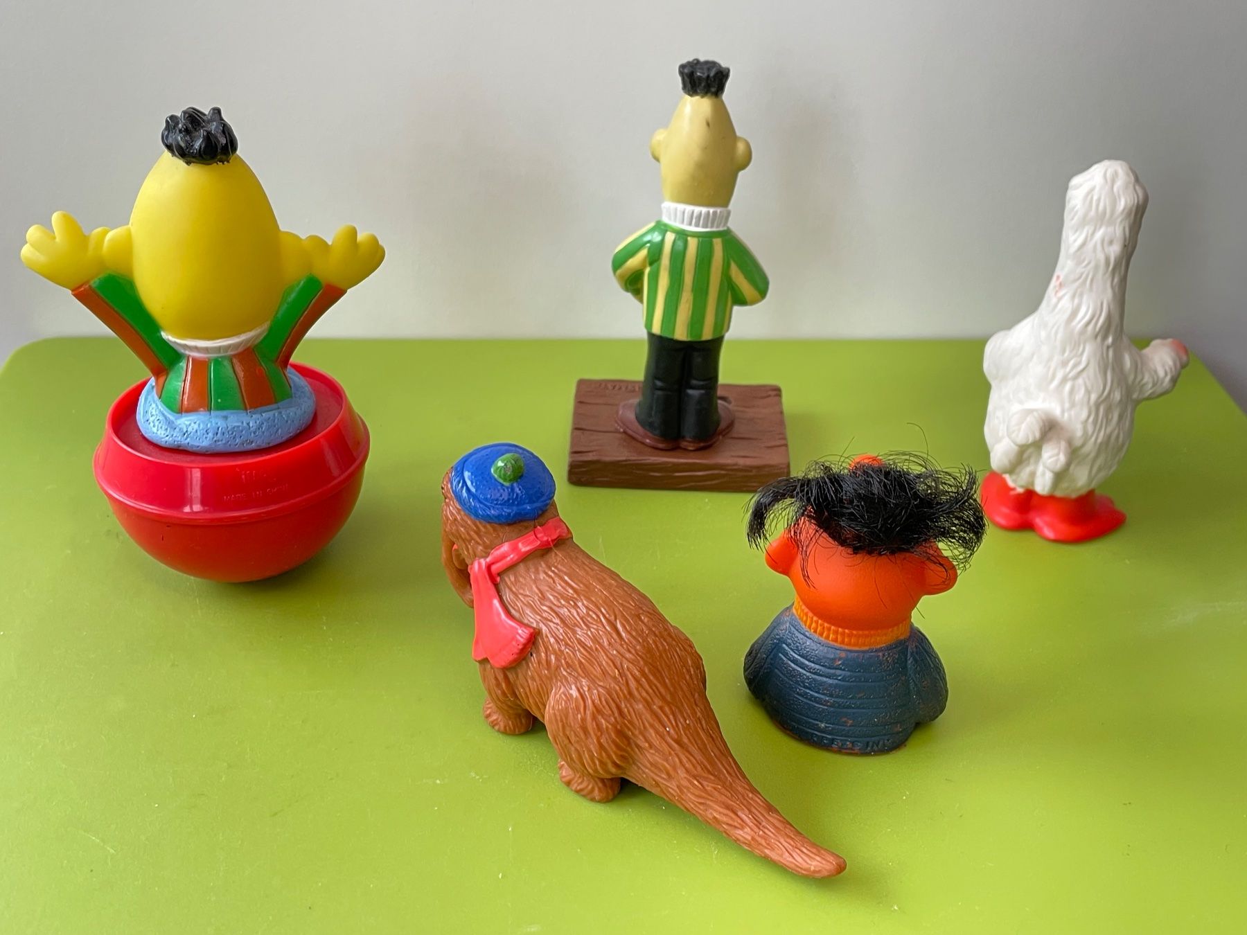 Figuren: 5x Sesamstrasse Erni / Bert / Toccata / Snuffy Comic Figur – Gebraucht aus Gossau SG von entwederoder 1