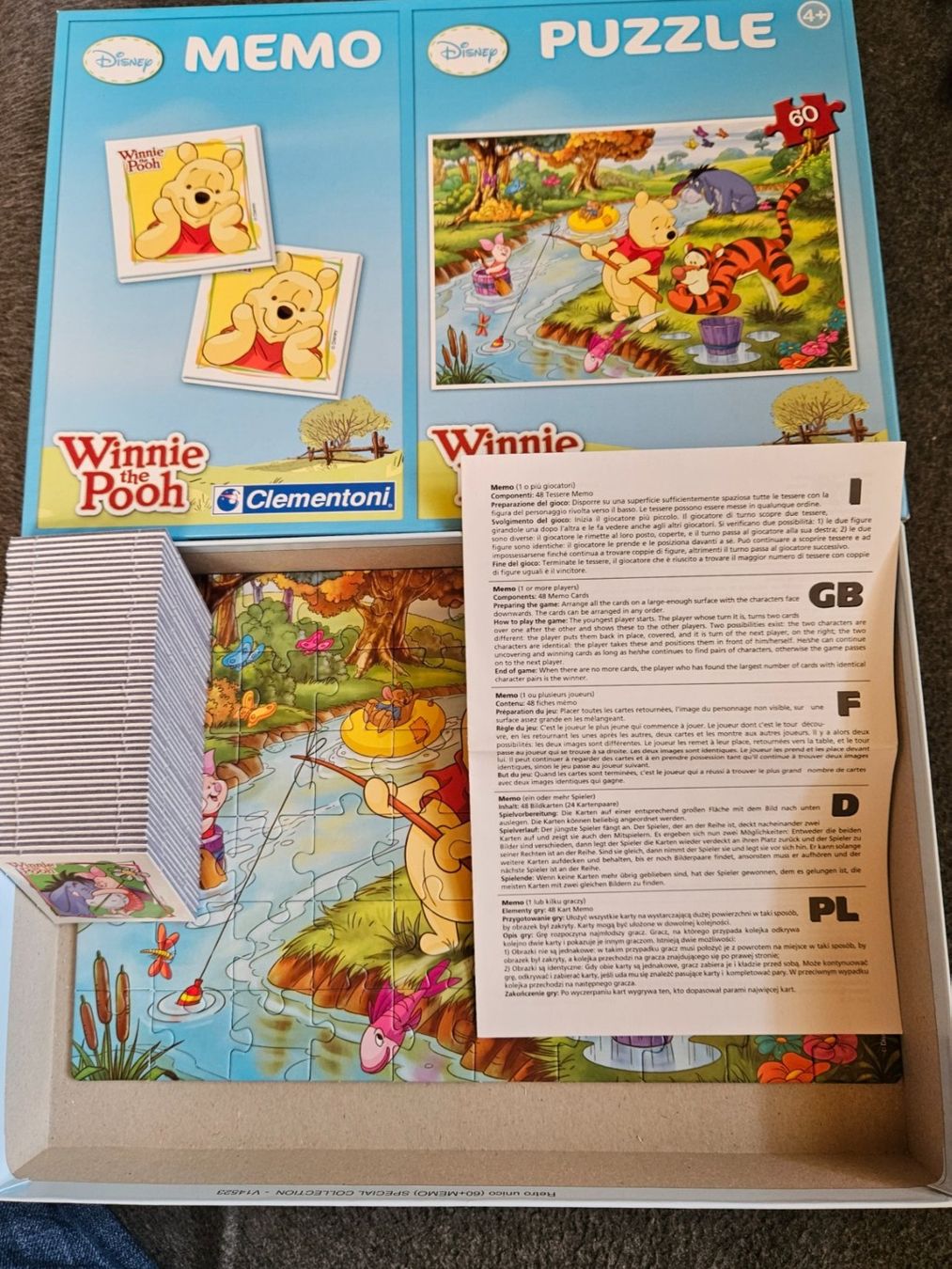 Puzzles: Kinder-Spiel Winnie the Pooh Memory + Puzzle – Neu (gemäss Beschreibung) aus Emmetten von kuminasaba