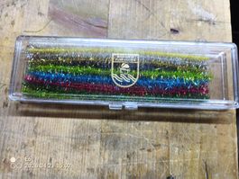 Für Fliegenfischer Tinsel-Box Verschiedene Farben Top !