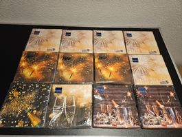 Neu - Servietten - Weihnachten - 12 Packungen - 33cm x 33cm