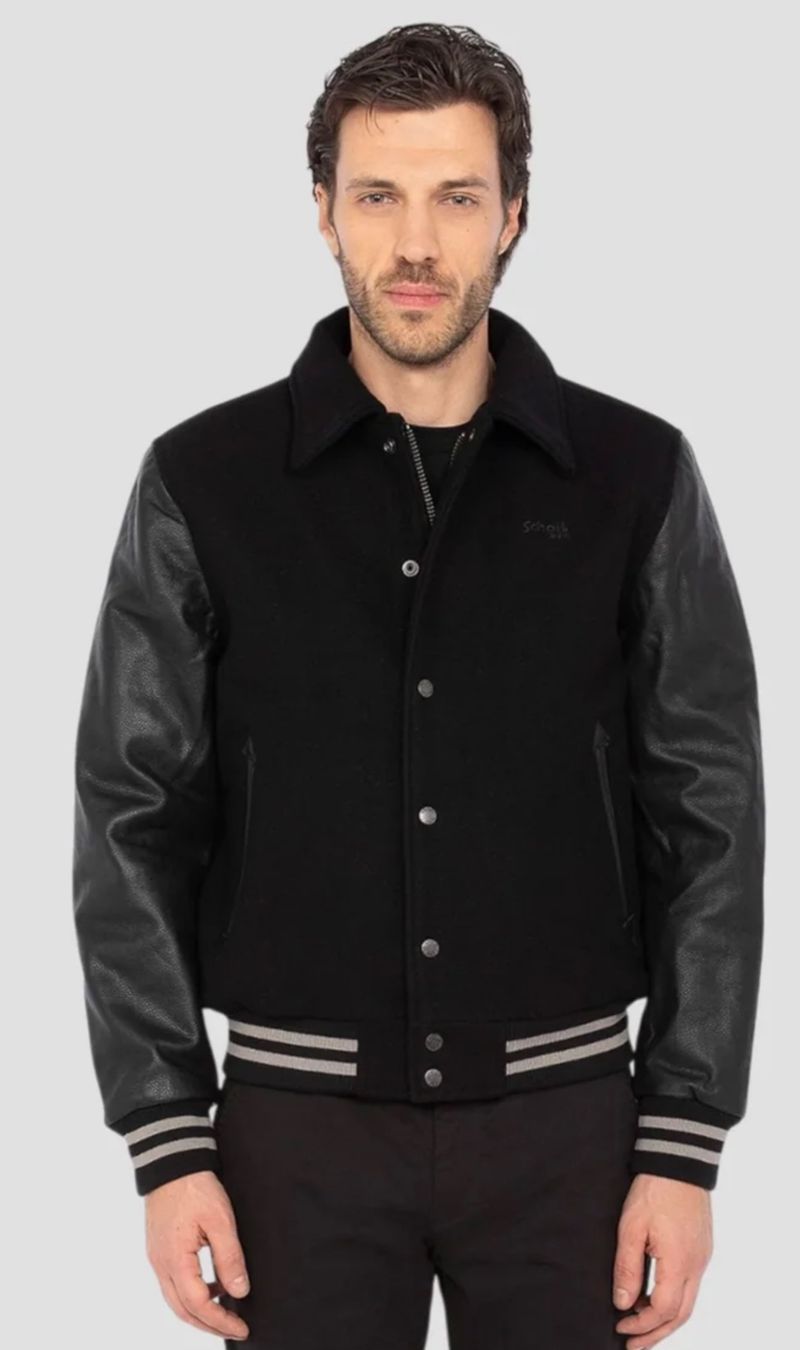Schott Vestes: Schott Teddy Jacke – D'occasion à Oberrüti par HotRod1932