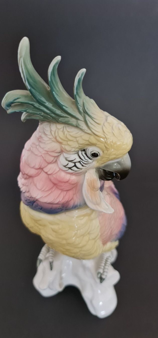 Karl Ens Figuren: Ens Kakadu (grosse Figur) – Gebraucht aus Horgen von Ne19 6