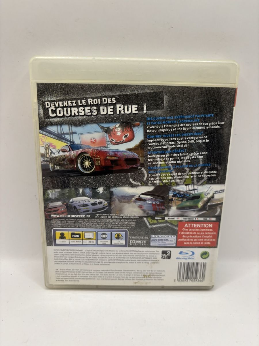 Jeux: NFS ProStreet PS3 – D'occasion à Genève par sho_67qj 1
