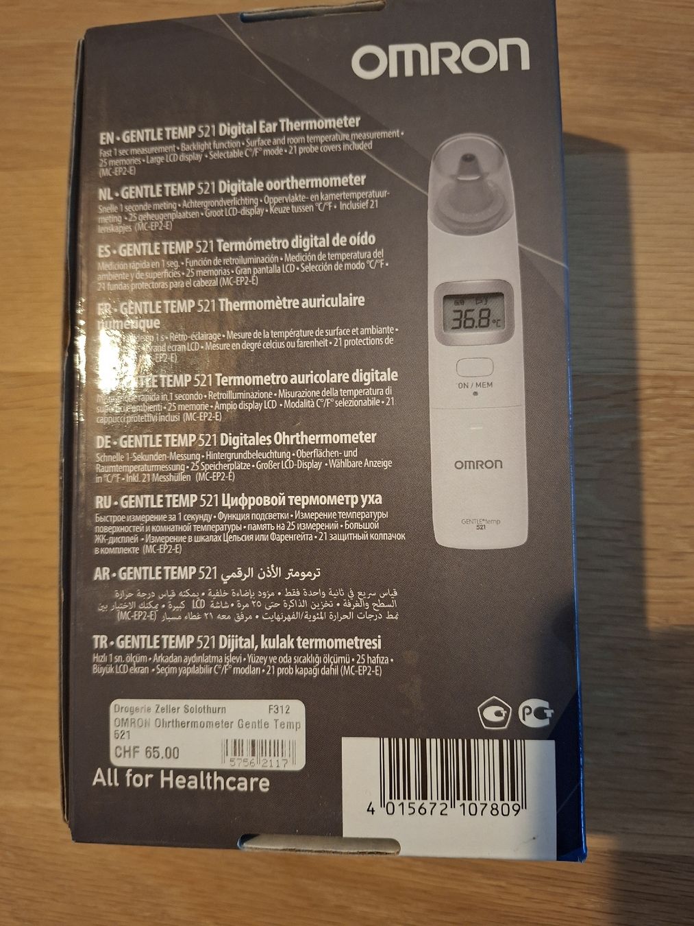 Omron Sonstiges für Haushalt & Wohnen: Omron Gentle Temp 521 Digital Ear Thermometer - New! – Neu (gemäss Beschreibung) aus Baden von jcm_9dkf 2