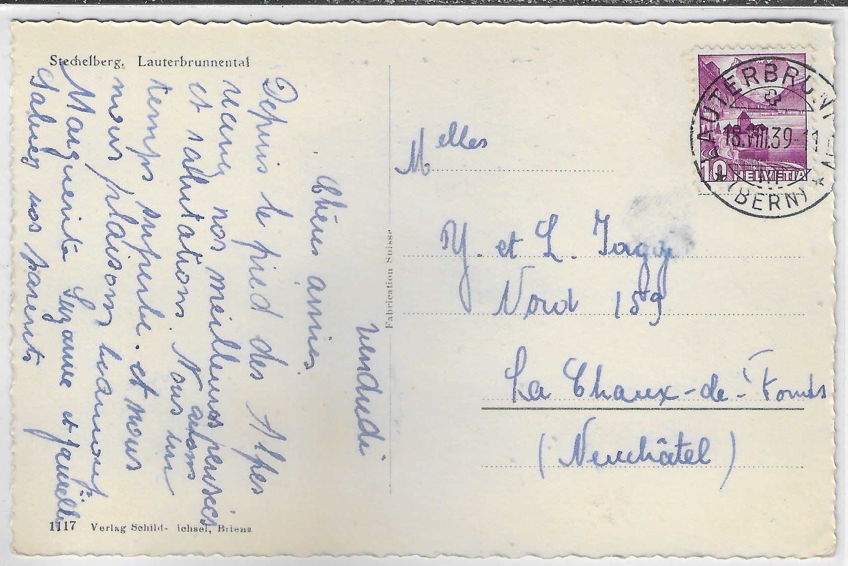Cartes postales: Stechelberg - Lauterbrunnental – D'occasion à Ettingen par Kartenplanet 1