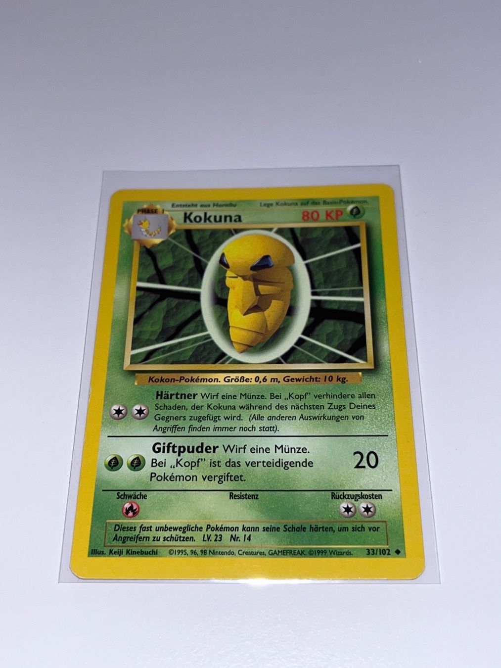 Sammelbilder & Trading cards: Pokemon Kokuna – Gebraucht aus Oberegg von