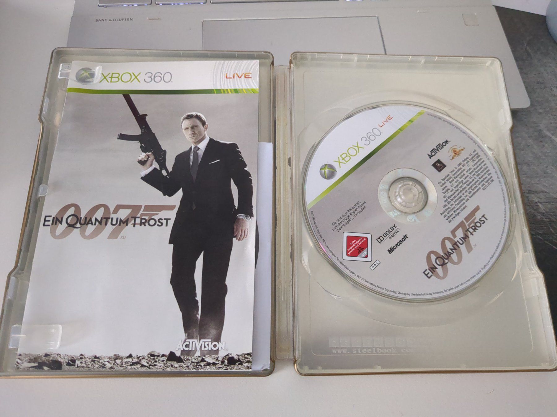 Microsoft Giochi: 007 Ein Quantum Trost - Xbox 360 Steelbook Game – Usato da Hünenberg See venduto da SpecialEditionGaming 1