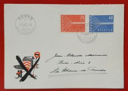 FDC 1957 Europa - französisch