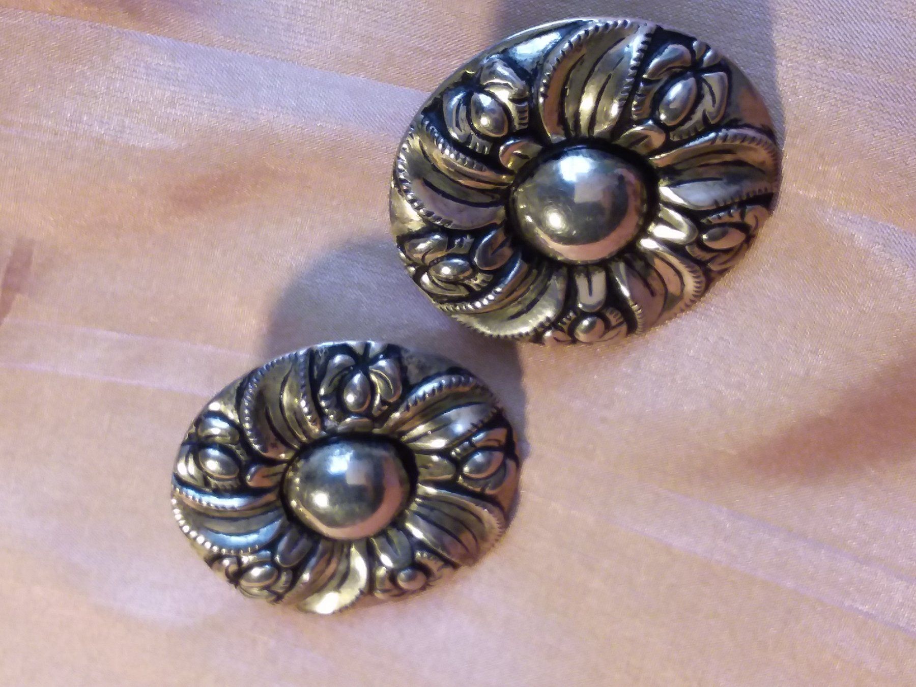 Orecchini pendenti & Orecchini a lobo: Vintage TOP Silber VIVAC 950 Ohrclips PERU – Usato da Zürich venduto da helsan 9