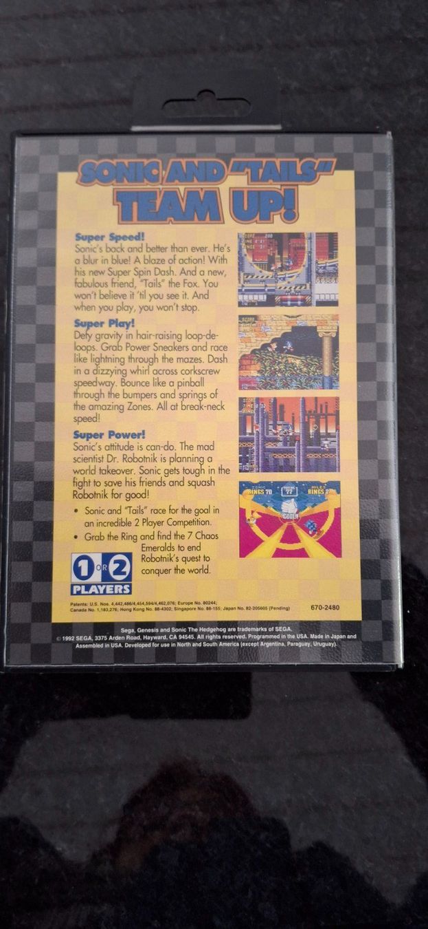 Sega Giochi: Sonic The Hedgehog 2 pour Sega Mega drive 16 Bit – Usato da Bellelay venduto da Katia5 1