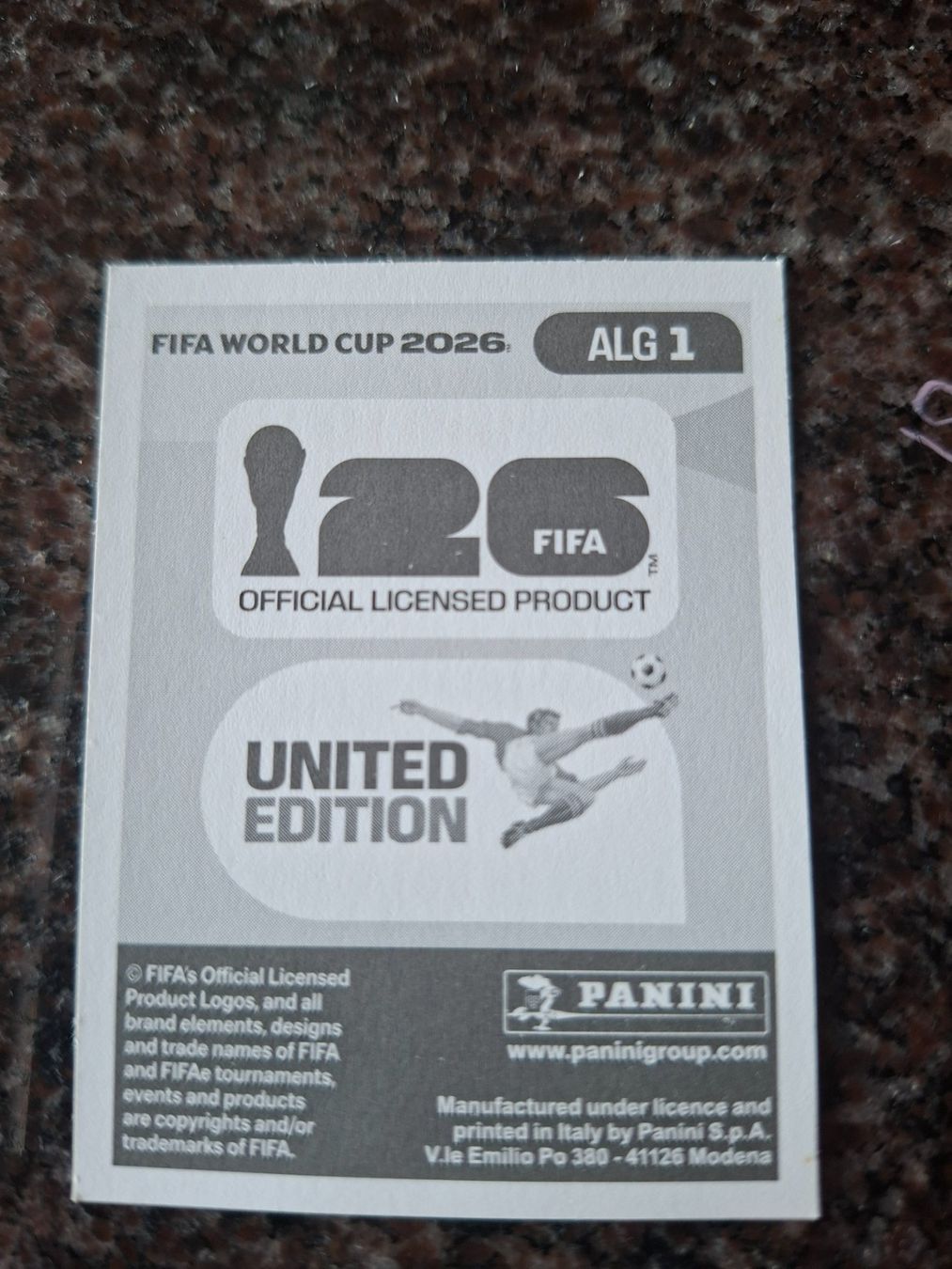 Panini Carte collezionabili: FIFA WORLD CUP 2026 Panini Sticker ALG 1 – Nuovo (secondo la descrizione) da Erlinsbach venduto da pfunky 1