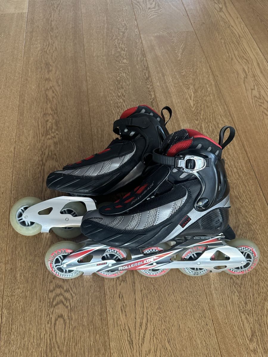 Pattini in linea & Pattini a rotelle: Inlineskates Rollerblade schwarz rot Grösse EU 38 – Usato da Baar venduto da a_k_jn