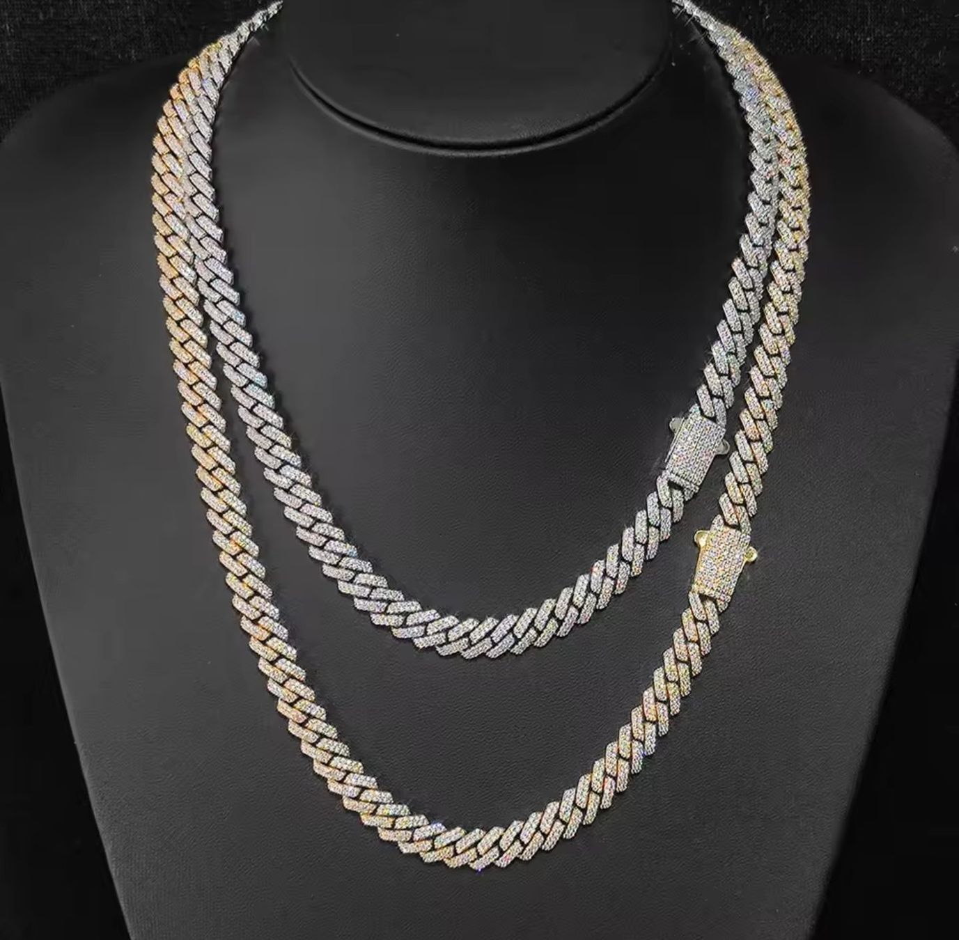 Catenine: Iced out Kette Silber 55 cm x 6mm – Nuovo e nell'imballaggio originale da Suhr venduto da ChronixChronometer 4