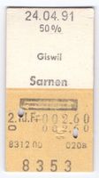 Billette Giswil - Sarnen