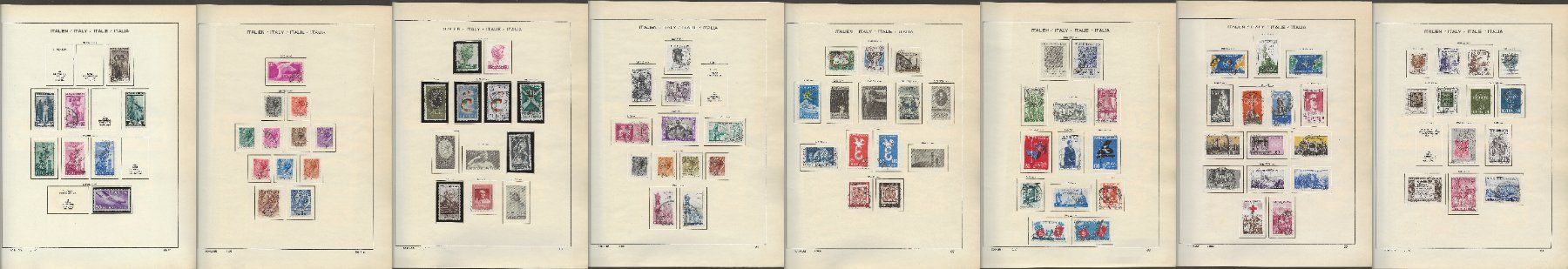 Alle Briefmarken: Marken Italien 1955 bis 1960 – Gebraucht aus Au ZH von xelagreb01
