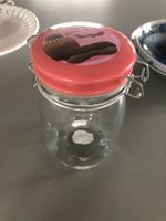 Bocal à Cookie Biscuits en verre Keksdose Blechdose aus Glas