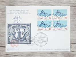 CL21 Carte Postale + Timbre Suisse 1966