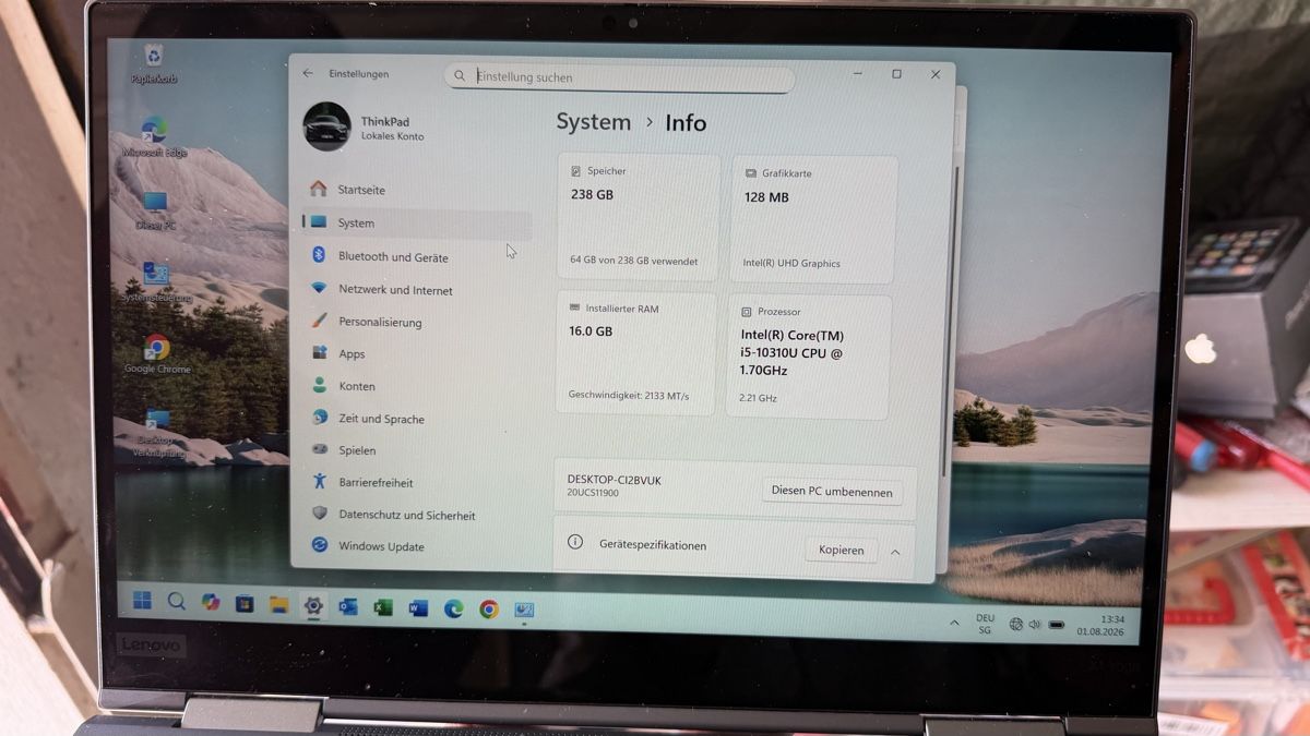 Notebook: Microsoft Surface Laptop wie neu Tolle Leistung  – Usato da St.Gallen venduto da gauwo 5