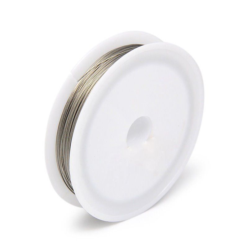 Catenine: Schmuckdraht, platin 0,45 mm  50m-Rolle – Nuovo (secondo la descrizione) da Alpnachstad venduto da perlengaby 1