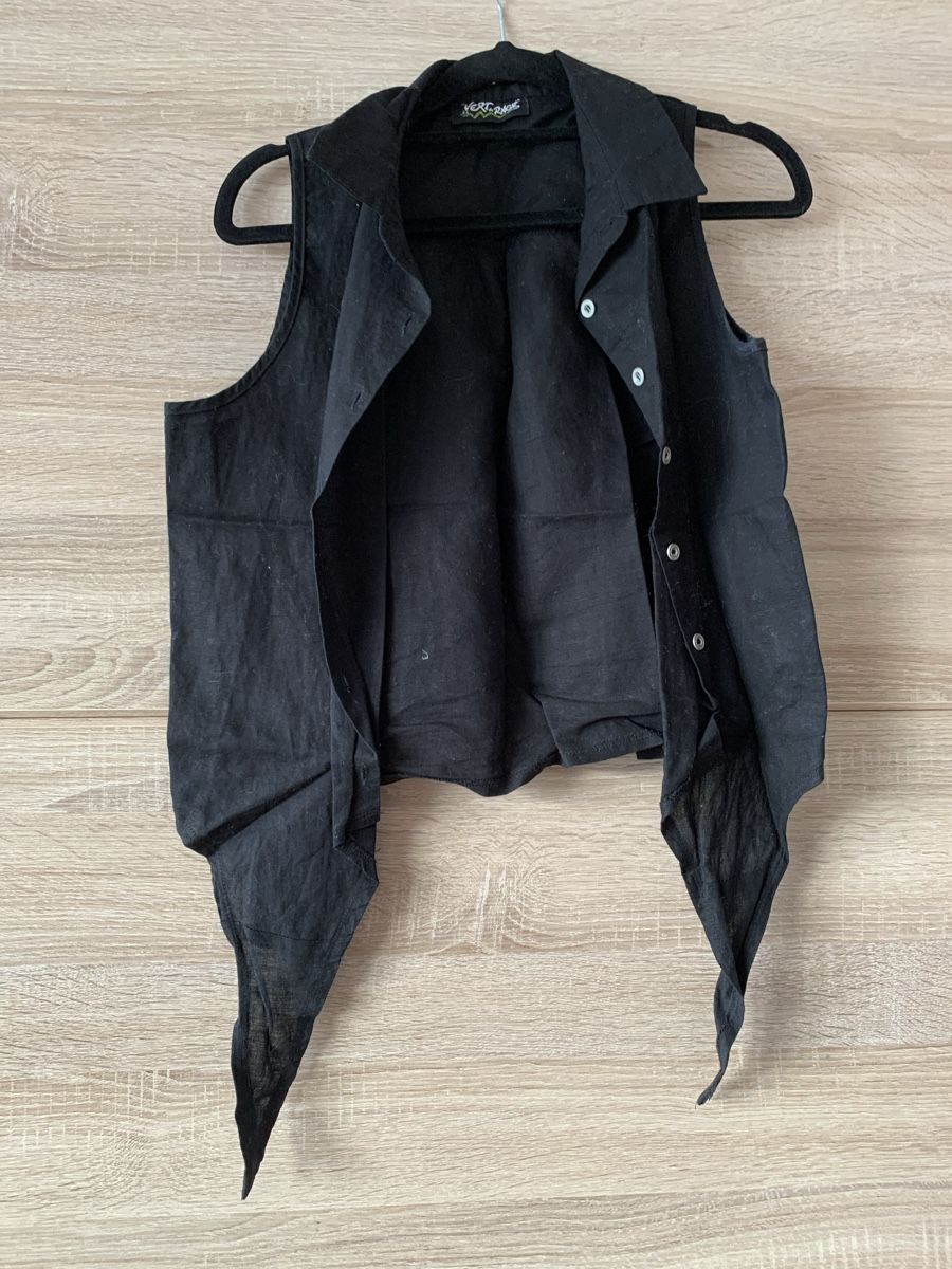 Camicette, T-shirt & Top: Chemisier crop noir – Usato da Montreux venduto da Izapeche811