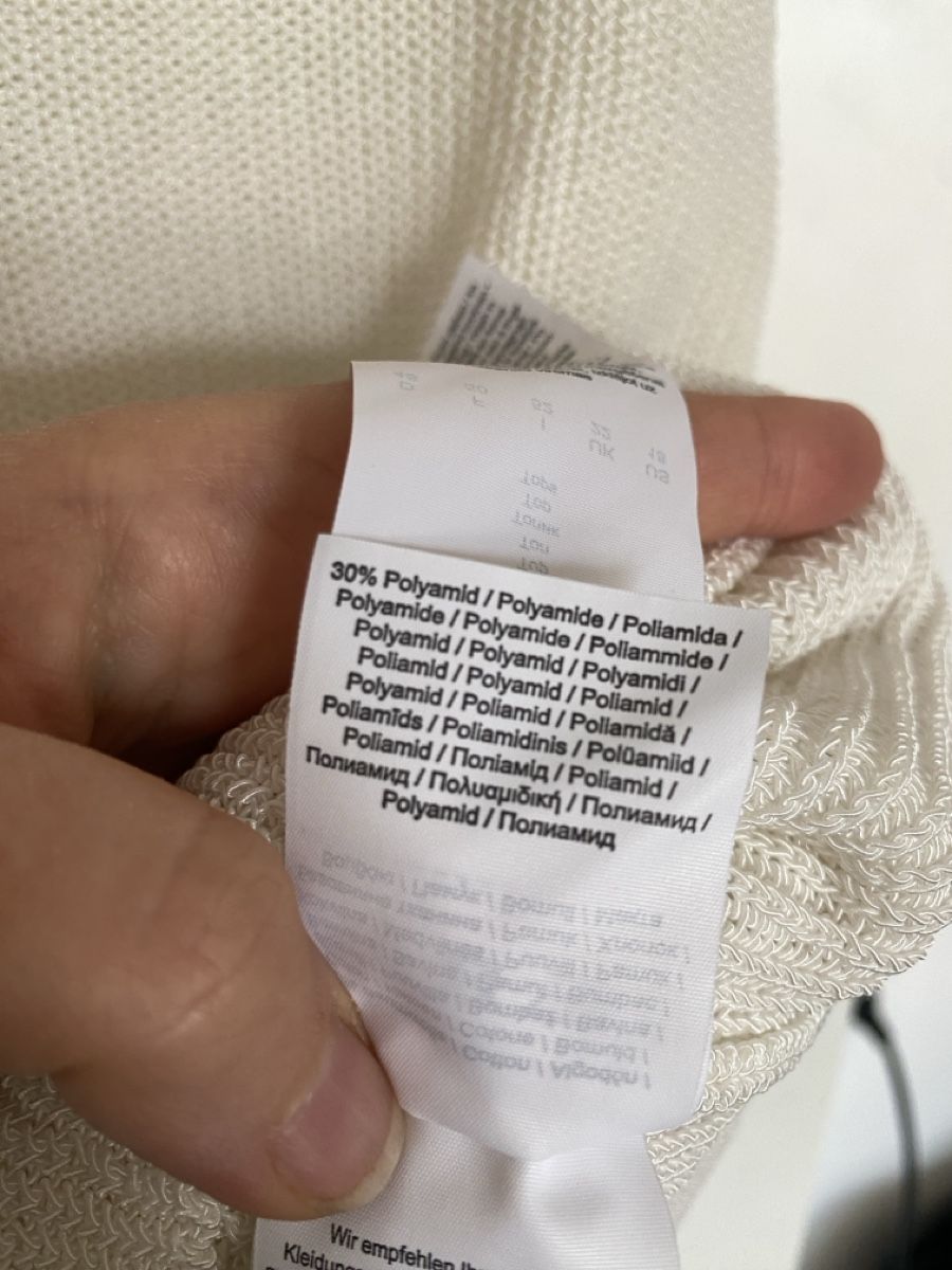 S.Oliver Top: s.Oliver Strick-Top Weiss / Top tricot – Usato da Muensingen venduto da drleevsy 4