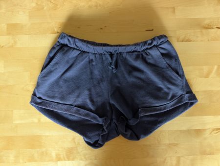 Kurze Sommer-Shorts, Sweatshorts, dunkelblau, Grösse M