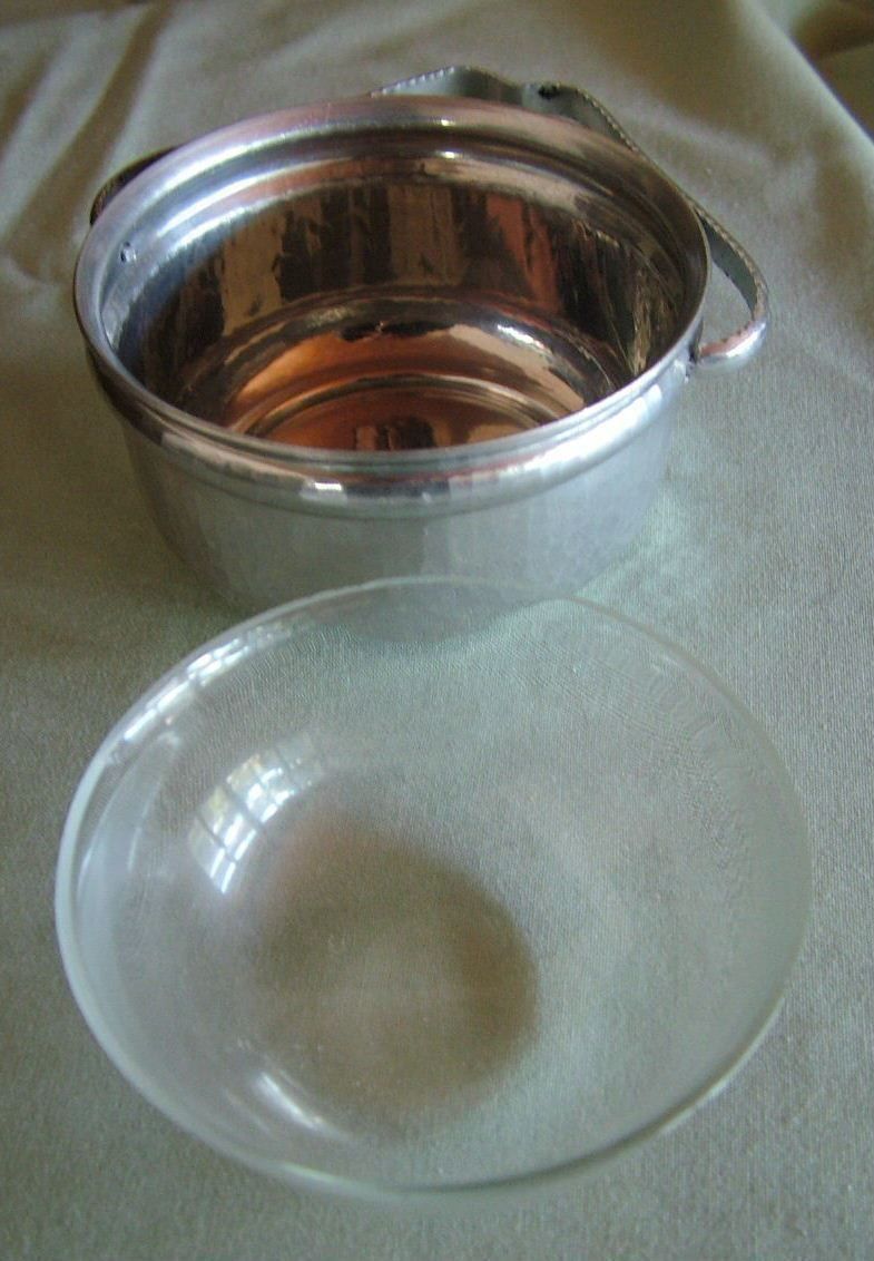 Ciotole: SIGAL Henkelschale mit Glaseinsatz %% – Usato da Nunningen venduto da Ave51 1
