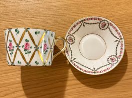 Limoges 1Tasse, 1 Untertasse, antik