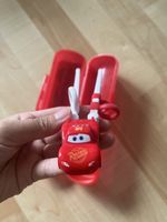 Essstäbchen-Trainer Cars Lightning McQueen mit Hülle neu