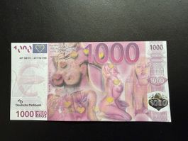 1000 Euro EROS - Seltene Spielnote - Neuwertig!