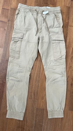 H&M Cargohose Gr. 170, beige, guter Zustand