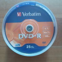 25 DVD-R Verbatim 4.7 GB neu