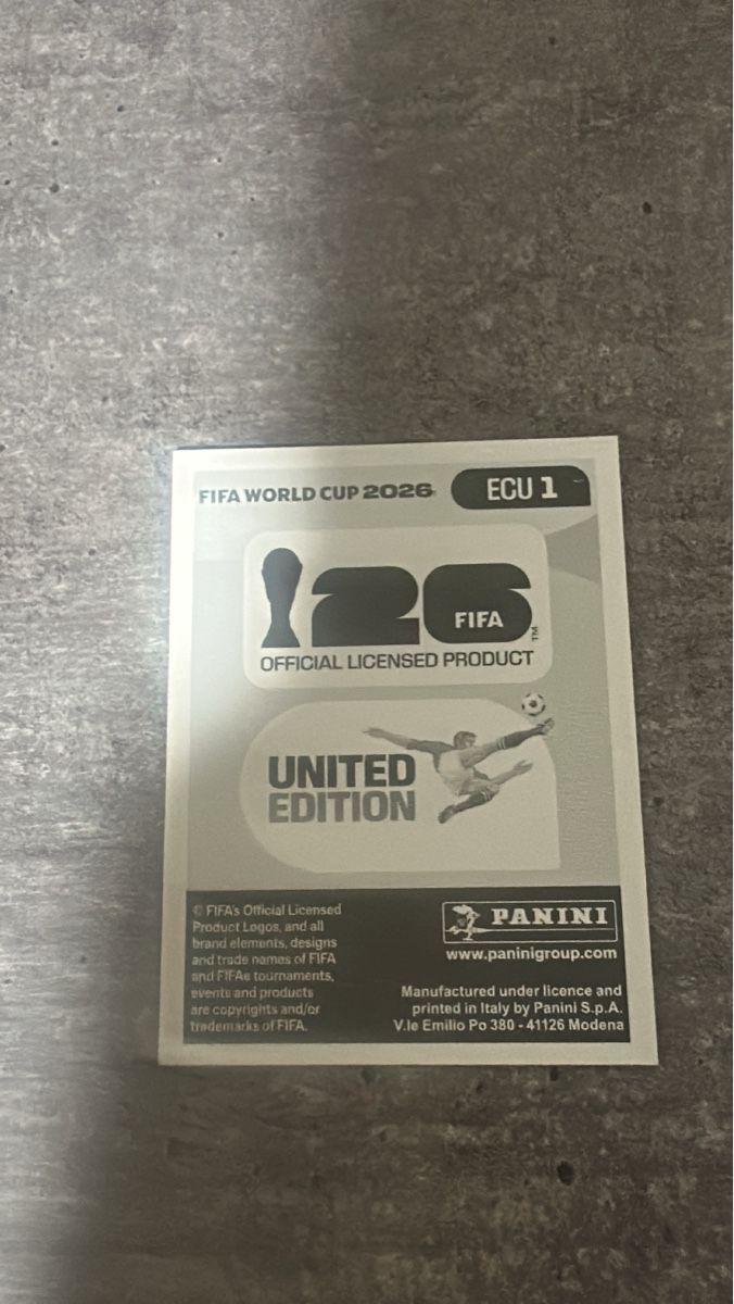 Panini Carte collezionabili: ECU 1 , FIFA WORLD CUP 2026 PANINI  – Nuovo (secondo la descrizione) da Frauenfeld venduto da 1PegPeg1 1