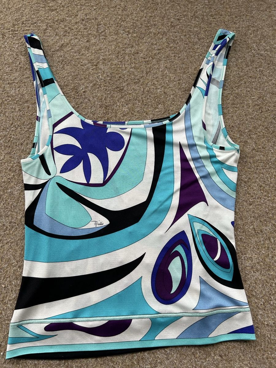 Top: Designer Top Seide Emilio Pucci – Usato da Birsfelden venduto da Exclusivity