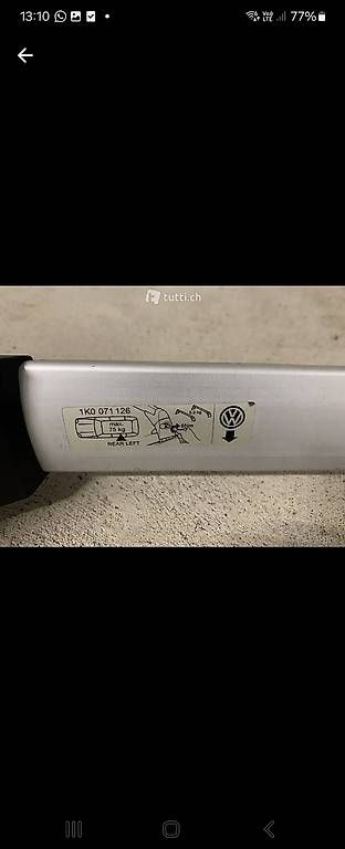 Alle Autoersatzteile: Gepäckträger VW Golf V – Gebraucht aus Luzern von Physio86
