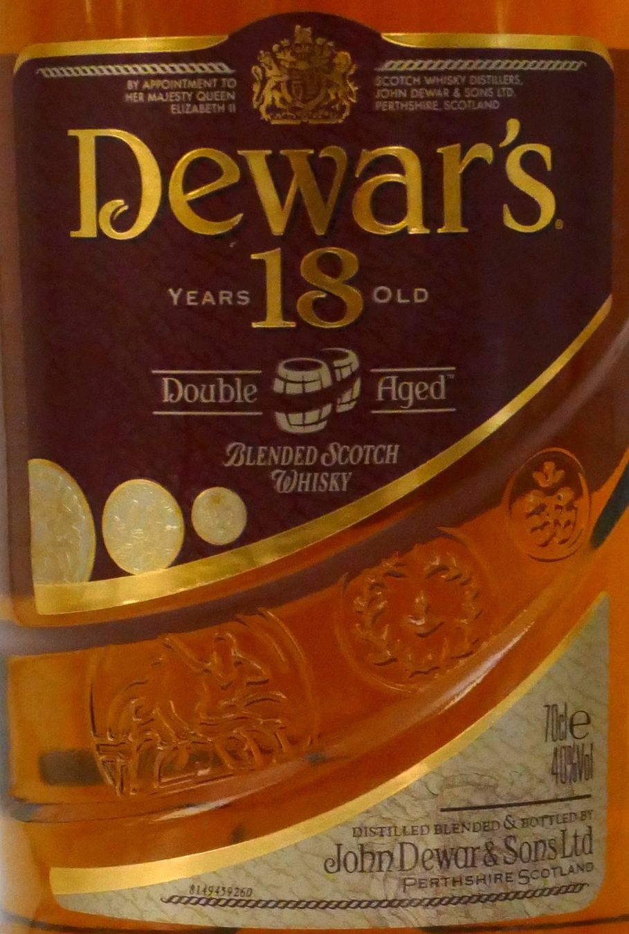 Bevande alcoliche: Dewar’s 18 Years old - Founders Reserve – Nuovo e nell'imballaggio originale da Hochdorf venduto da Sukram58 4