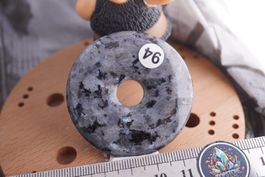 Pi Scheibe Larvikite 50mm Top    –Edelsteinstube Rausverkauf