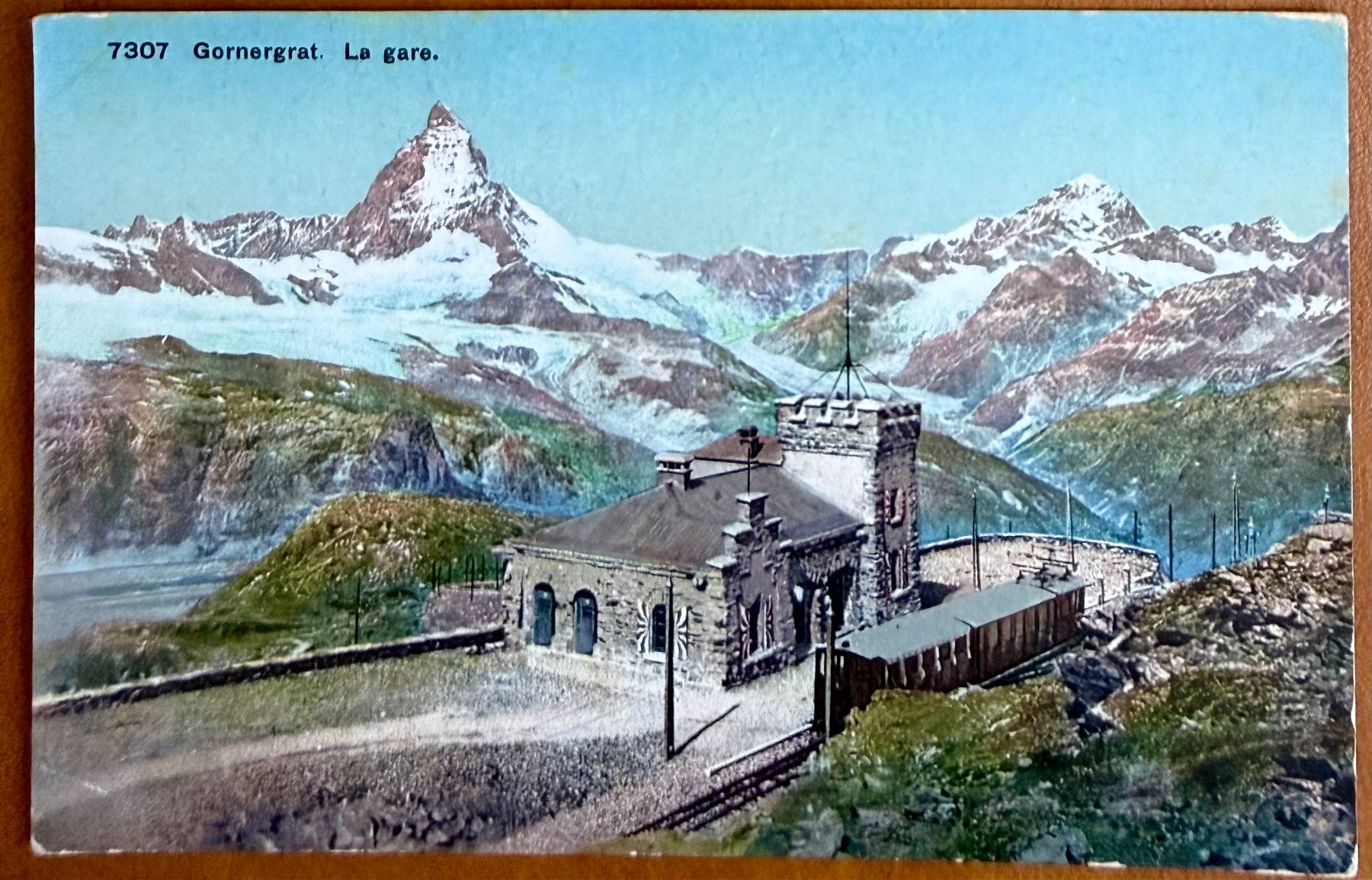 Cartoline postali: Zermatt - Gornergrat - Train à la Gare – Usato da Lutry venduto da Ediego