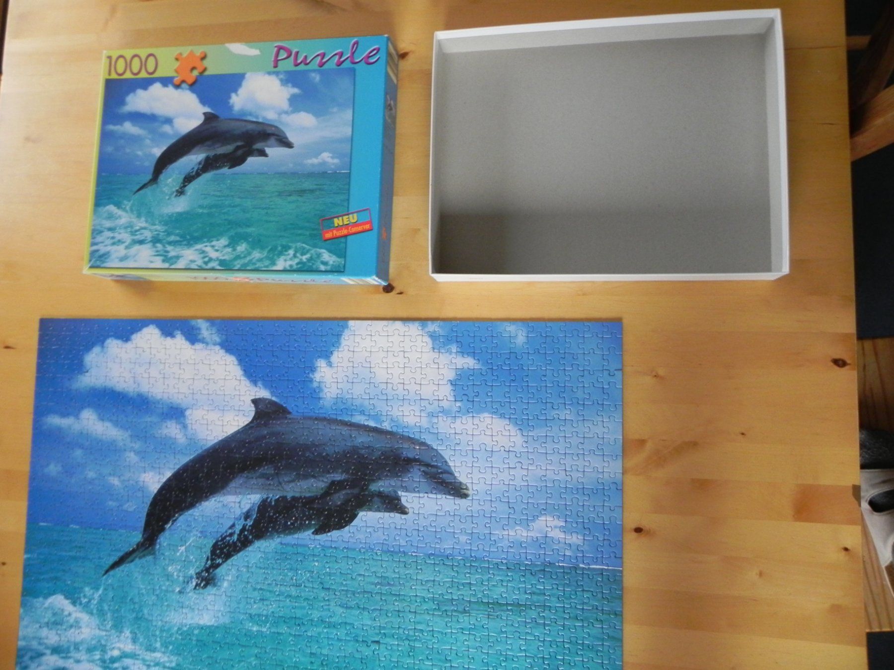 Puzzle: Puzzle Delfin 1000 Teile springende Delfine – Usato da Stallikon venduto da pcerny16 1